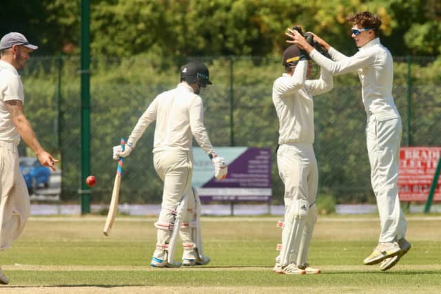 Middleton celebrate a wicket in their win over Horsham / Picture: Martin Denyer