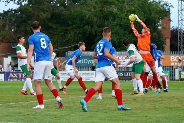 Pompey visited Nyewood Lane on Wednesday night / Picture: Martin Denyer