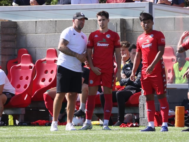 Worthing beat Swindon Town 5-1 in a pre-season friendly at Woodside Road / Pictures: Mike Gunn