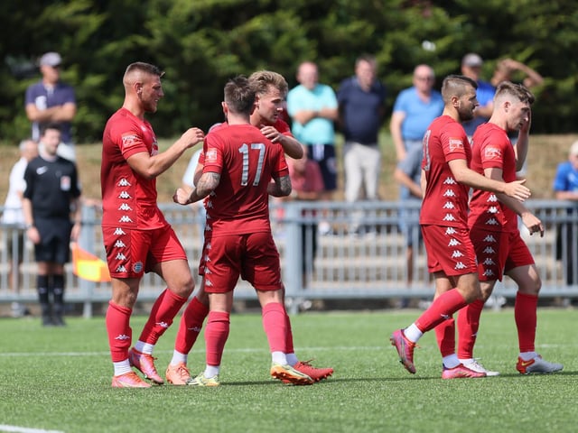 Worthing beat Swindon Town 5-1 in a pre-season friendly at Woodside Road / Pictures: Mike Gunn