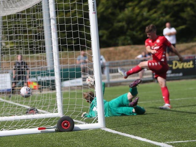 Worthing beat Swindon Town 5-1 in a pre-season friendly at Woodside Road / Pictures: Mike Gunn