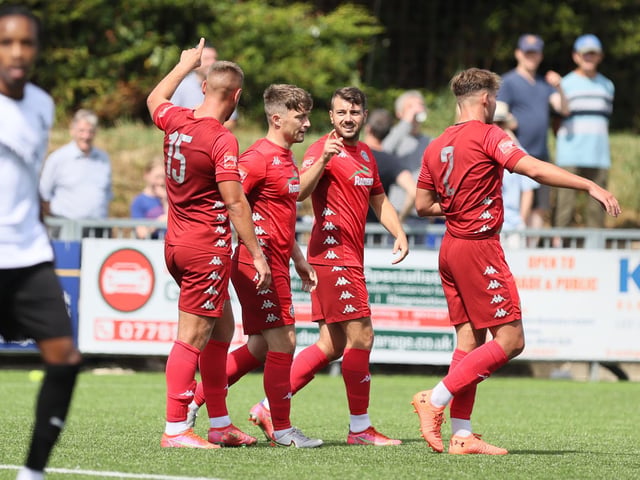 Worthing beat Swindon Town 5-1 in a pre-season friendly at Woodside Road / Pictures: Mike Gunn