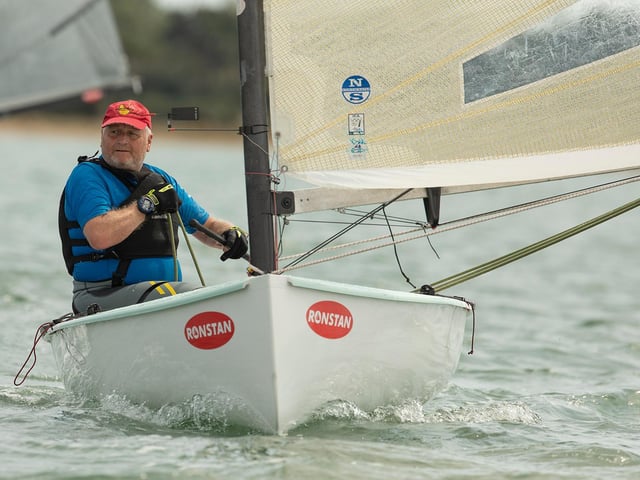Action from the Finn Open at Bosham Sailing Club, celebrating the 70th anniversary / Pictures: Chris Hatton