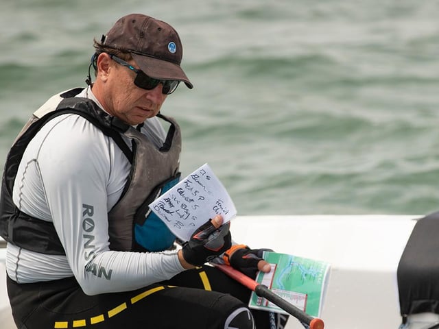 Action from the Finn Open at Bosham Sailing Club, celebrating the 70th anniversary / Pictures: Chris Hatton