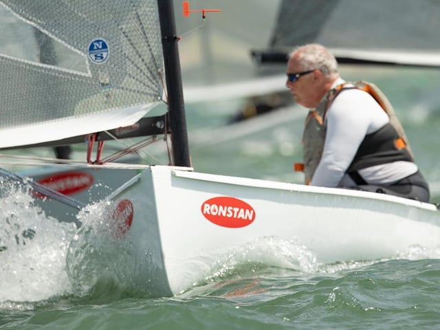 Action from the Finn Open at Bosham Sailing Club, celebrating the 70th anniversary / Pictures: Chris Hatton