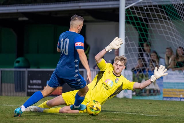 Action from the Nyewood Lane pre-season friendly between Bognor Regis Town and Worthing, which finished 1-1 / Pictures: Lyn Phillis, Trevor Staff and Mike Gunn