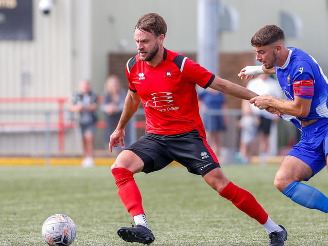 Action and celebrations from Eastbourne Borough's 3-1 friendly win over East Grinstead Town / Pictures: Lydia and Nick Redman