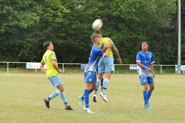 Roffey and Eastbourne Town do battle at the Theatre of Trees