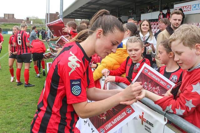Lewes FC would love to see more fans come and meet their women's team, who play in the second tier of English football - the Women's Championship | Picture: James Boyes