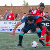 Action from Eastbourne Borough's final pre-season friendly, a 1-1 draw at home to a young Lincoln City XI | Pictures: Lydia and Nick Redman