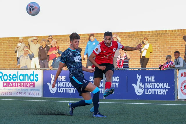 Action from Eastbourne Borough's final pre-season friendly, a 1-1 draw at home to a young Lincoln City XI | Pictures: Lydia and Nick Redman