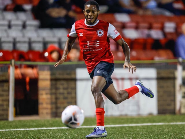 Action from Eastbourne Borough's final pre-season friendly, a 1-1 draw at home to a young Lincoln City XI | Pictures: Lydia and Nick Redman