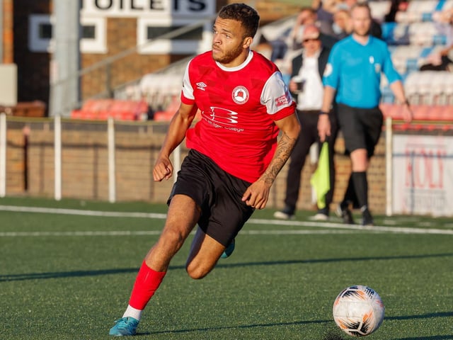Action from Eastbourne Borough's final pre-season friendly, a 1-1 draw at home to a young Lincoln City XI | Pictures: Lydia and Nick Redman