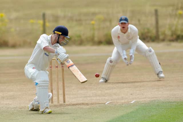 Harry Metters on his way to a superb ton / Picture: Stephen Goodger