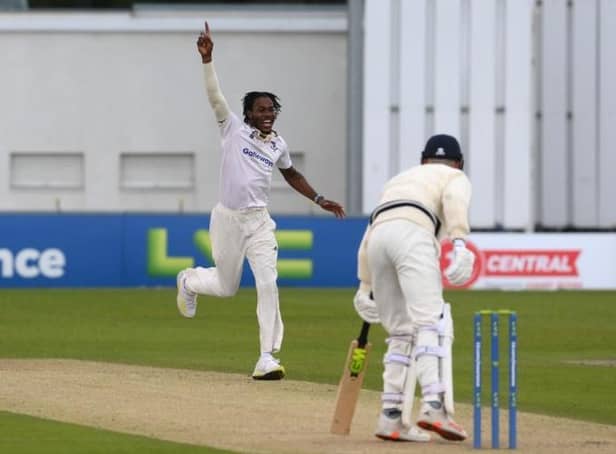 Jofra Archer hopes to be back in a Sussex shirt soon | Picture: Getty