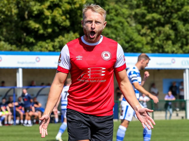 Action and goal celebrations from Eastbourne Borough's 3-1 win at Oxford City in the National League South | Pictures: Lydia and Nick Redman