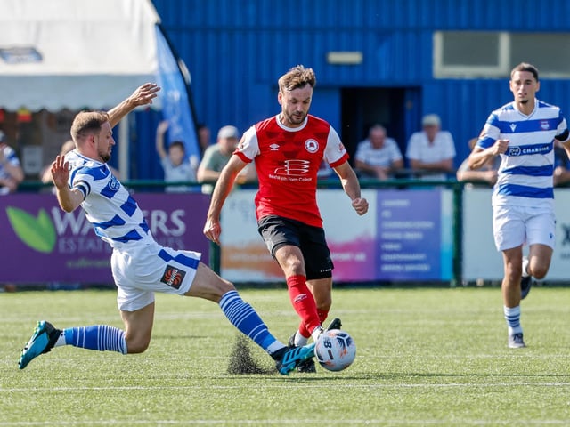 Action and goal celebrations from Eastbourne Borough's 3-1 win at Oxford City in the National League South | Pictures: Lydia and Nick Redman