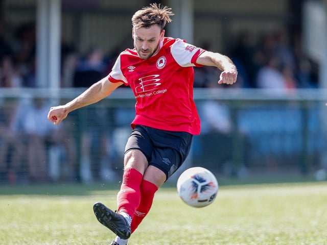 Action and goal celebrations from Eastbourne Borough's 3-1 win at Oxford City in the National League South | Pictures: Lydia and Nick Redman
