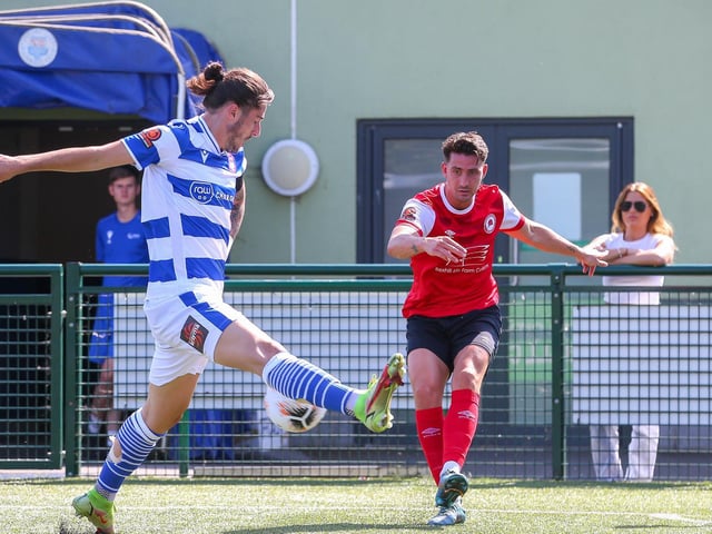 Action and goal celebrations from Eastbourne Borough's 3-1 win at Oxford City in the National League South | Pictures: Lydia and Nick Redman