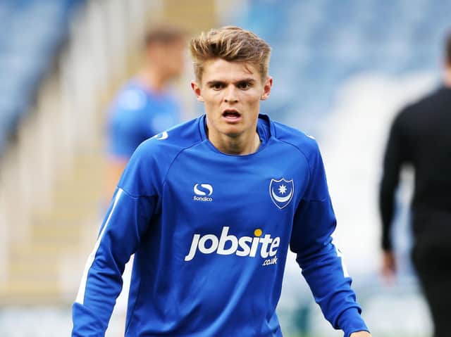 Joe Hancott was making a name for himself at Pompey as early as 2017 / Picture: Joe Pepler