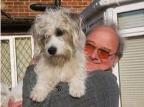 Jim Laverick with his dog Suki. Pictures courtesy of Nikki Smith