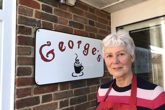 Beryl Walker, coordinator at George's Café, Donnington Parish Hall