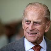 The Duke of Edinburgh pictured at the Presentation Reception for The Duke of Edinburgh Gold Award holders in the gardens at the Palace of Holyroodhouse on July 6, 2017 in Edinburgh, Scotland. Photo by Jane Barlow - WPA Pool/Getty Images