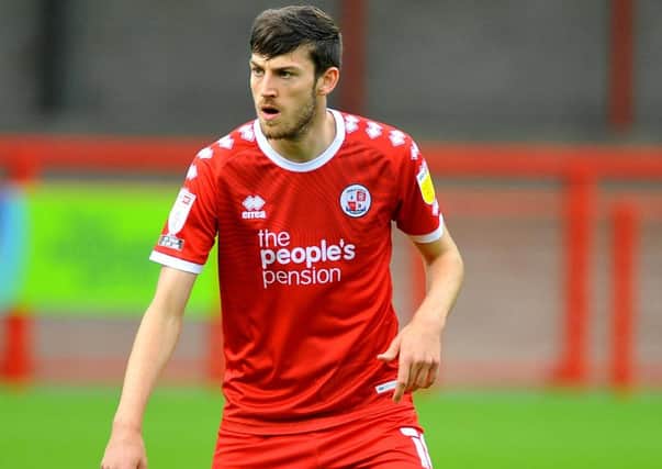 Ashley Nadesan had a glorious chance to open the scoring for Crawley Town at Southend United on the stroke of half-time. Picture by Steve Robards