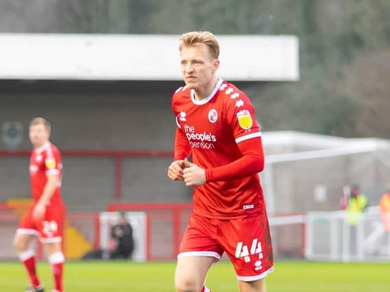 Crawley Town midfielder Josh Wright. Picture by Jamie Evans ©UK Sports Images Ltd