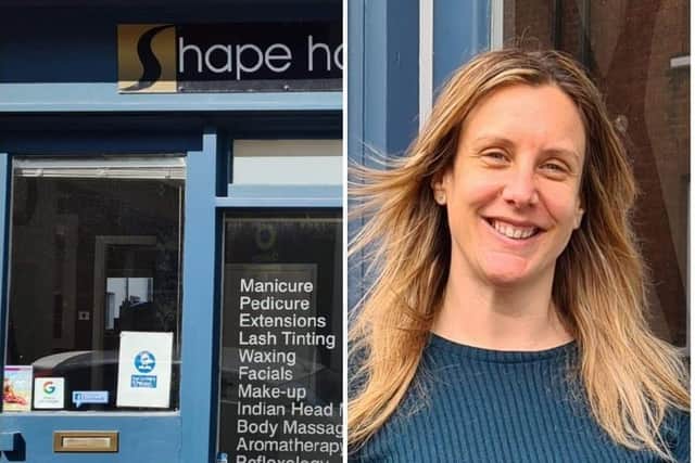 Jo Geering, owner of Shape Hair and Beauty in Lewes