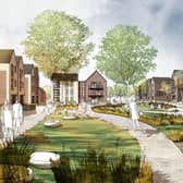 Homes England Northern Arc in Burgess Hill artist impression SUS-200128-145340001