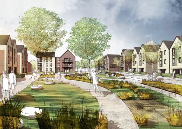 Homes England Northern Arc in Burgess Hill artist impression SUS-200128-145340001