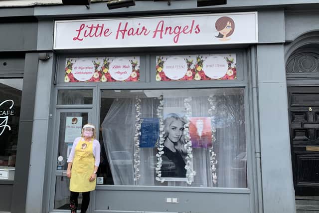 Denisa Vineer, owner of Little Hair Angels in High Street, Littlehampton