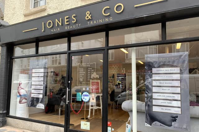 Jones & Co Salon in High Street, Littlehampton
