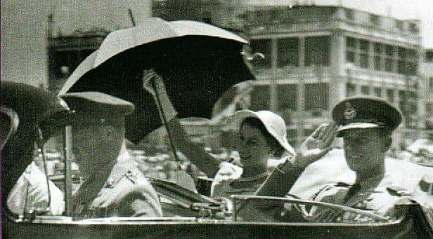 The Queen and Prince Philip in Aden in the 1950s