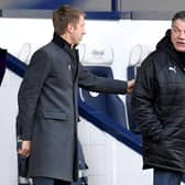 Graham Potter's Brighton are edging clear while Sam Allardyce's West Brom have given themselves a fighting chance