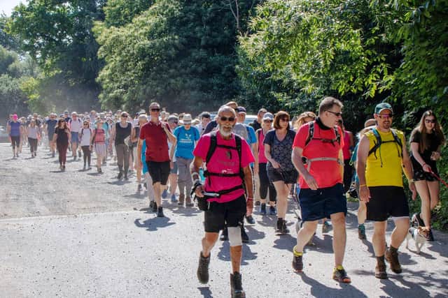 More than 300 people took part in Horsham's annual Riverside Walk in 2019 SUS-210414-130112001