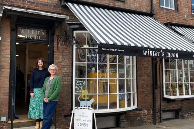Julia Grant, owner of furniture store Winter's Moon in North Street, said she was 'hugely relieved' to be able to open again