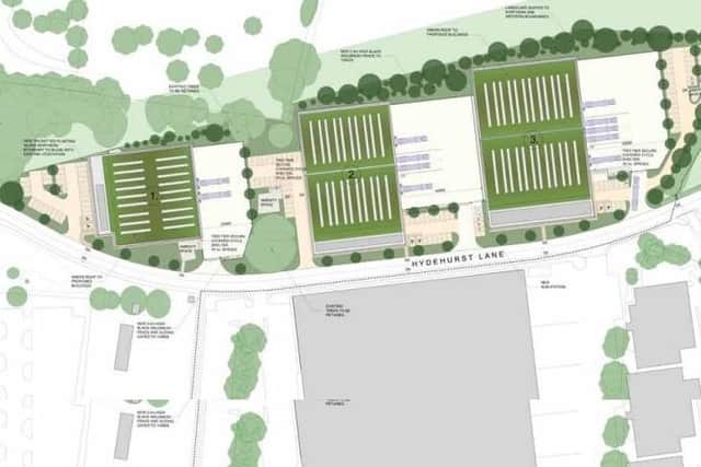 Proposed layout of the scheme
