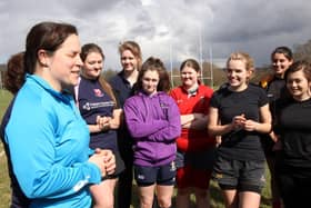 England's Clair Purdy at Uckfield RFC girls' training  / Picture: Ron Hill