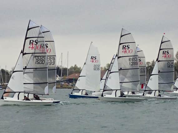 RS400 action at Chichester Yacht Club / Picture: Mark Green
