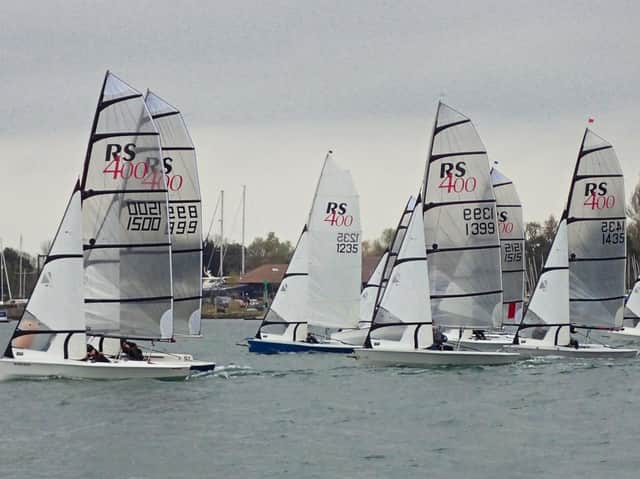RS400 action at Chichester Yacht Club / Picture: Mark Green