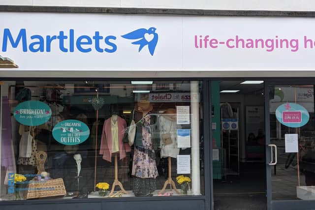 The Martlets shop in London Road, Brighton, reopened on Monday, April 12