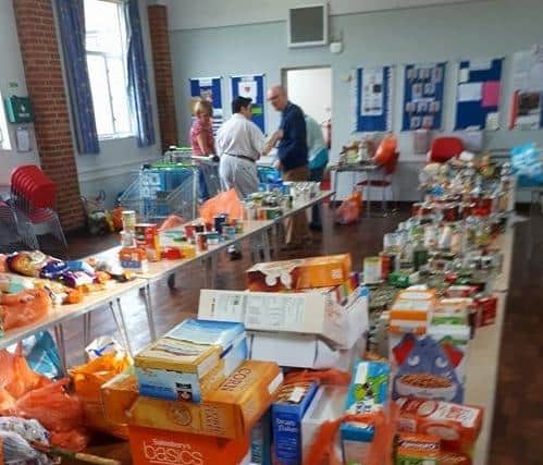 The pandemic has led to an increase in the number of people seeking support from the Lancing and Sompting food bank and its volunteers