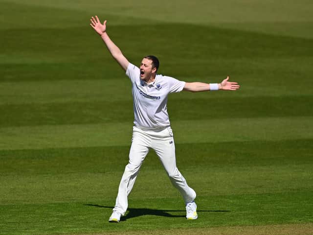 Ollie Robinson took 13 wickets against Glamorgan - including nine in the second innings / Picture: Getty