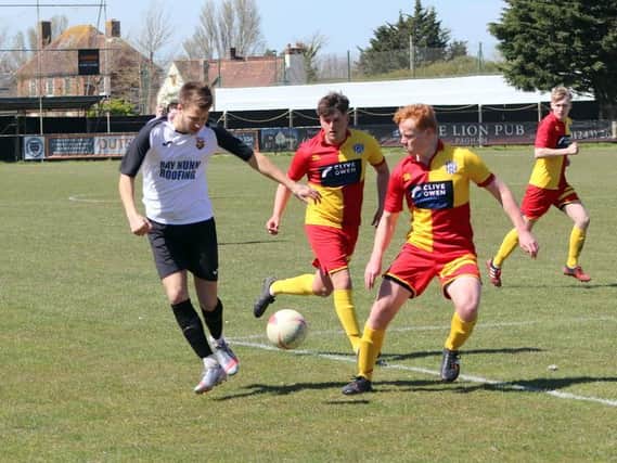 Pagham put East Preston under pressure / Picture: Roger Smith
