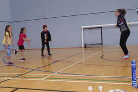 The junior badminton academy sessions have restarted