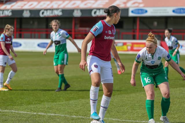 West Ham were comfortable winners in the end / Picture: Sheena Booker