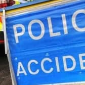 A man in his 70s was taken to hospital following the collision near Horsham