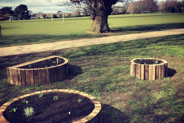 Shoreham's new community garden will officially open on Saturday, April 24